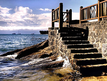 Landscape, Sea HD wallpaper