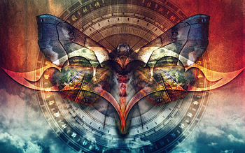 Fantasy, Sign, Symbol, Dragonfly HD wallpaper