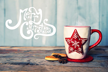 Merry Christmas , holidays, merry christmas, graphy, beautiful, cup, star, christmas, coffee, lovely, cookies HD wallpaper