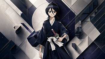 Rukia Kuchiki — Moonlit, Bleach, Katana HD wallpaper