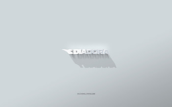 Diadora logo, white background, Diadora 3d logo, 3d art, Diadora, 3d Diadora emblem HD wallpaper