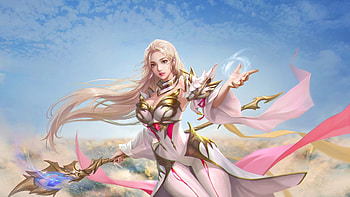 Fantasy Girl, Frumusete, Luminos, Girl, Pink HD wallpaper
