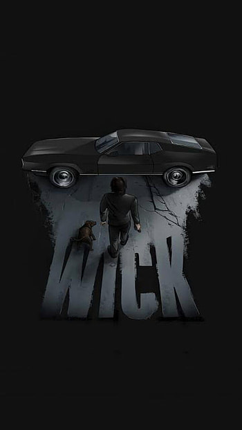 John wick, automotive lighting, flash graphy HD phone wallpaper