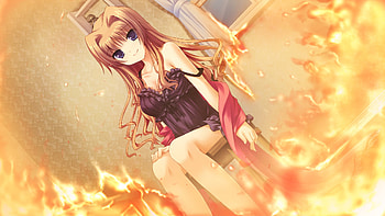 Am soo hot or is it.., anime, cg, hot, girl, dress HD wallpaper