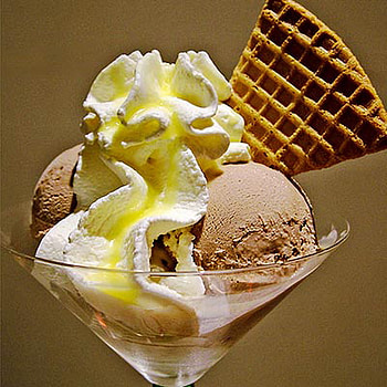 icecream, sweet, summer, glass HD wallpaper