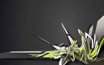 DAIM - Swinging, typography, abstract, graffiti, graphics, illustrations, gradient HD wallpaper