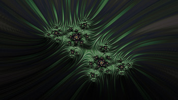 Trippy Psychedelic Fractal, dark, green, artistic, Abstract, fractal, abstract green HD wallpaper