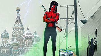 Spider Slav Concept Poster , spiderman, superheroes, artist, artwork, digital-art, deviantart HD wallpaper