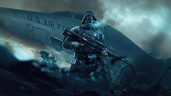 Military man with a mask, war art HD wallpaper