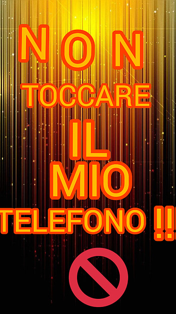 Non toccare telefono!, tecnologia, giallo HD phone wallpaper