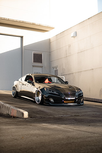 Genesis coupe, automotive lighting, automotive parking light HD phone wallpaper