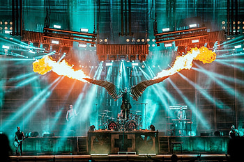 Epic firetrucks, Rammstein live, Carlos Lopez graphy, Musical intensity HD wallpaper