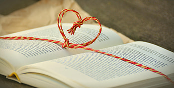Love, Thread, Heart, Book HD wallpaper