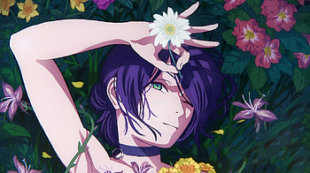 Chainsaw Man – Elegant Floral Vibes, Chainsaw Man HD wallpaper