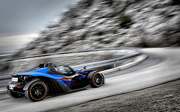 ktm x-bow gt, desert, ktm, road, x-bow HD wallpaper