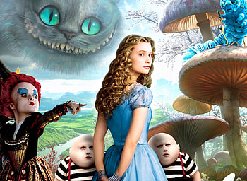 Alice in Wonderland, Fantastical journey, Whimsical characters, Magical world HD wallpaper