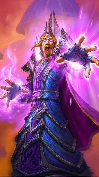 Arcane, Hearthstone Mage HD phone wallpaper