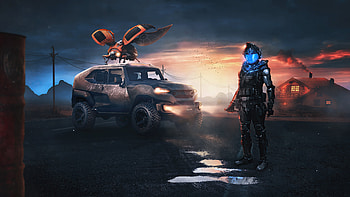 Characters And Automotive, artist, artwork, digital-art, behance HD wallpaper