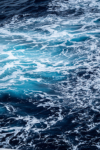 Nature, Water, Waves, Ocean, Foam HD phone wallpaper