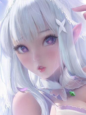 Emilia, Girly HD phone wallpaper
