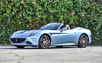 Ferrari California T The Barchetta, supercars, 2017 cars, blue cabriolet, tuning, 2017 Ferrari California T, Ferrari HD wallpaper