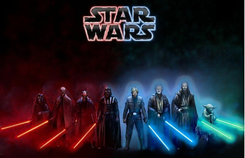 Dark Side vs Light Side, Star Wars HD wallpaper