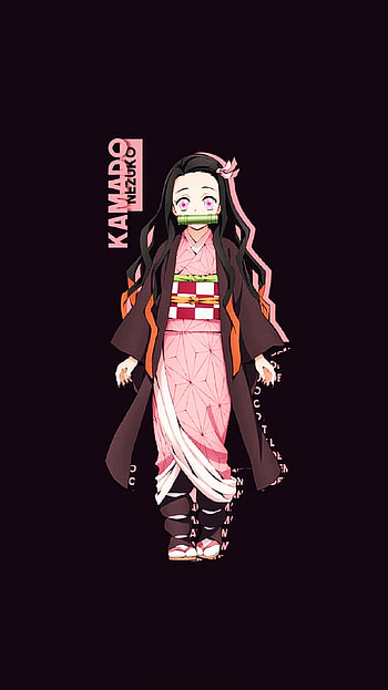 Nezuko Kamado, Anime, Pink, Wiafu, Demon, Sister, Slayer, Tanjiro HD phone wallpaper
