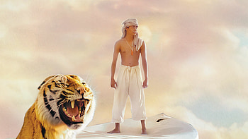 Life of Pi, Adventure film, Majestic ocean scenes, Survival story HD wallpaper