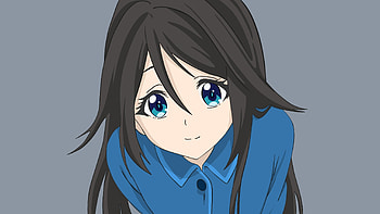 Dark hair, cute, blue eyes, Reina Izumi, Musaigen no Phantom World HD wallpaper