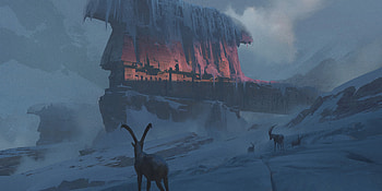 Icewind Dale - Rime of the Frostmaiden, fantasy, building HD wallpaper