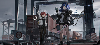 Finding The Bad People, anime-girl, anime, artist, artwork, digital-art HD wallpaper