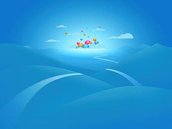 Fedora Minimalism Clouds, fedora, linux, computer HD wallpaper