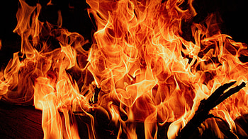 Fire, Bonfire, Dark, Flame HD wallpaper