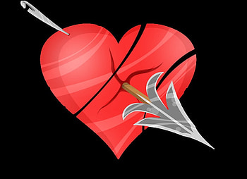 Sew it up, others, abstract, arrow, heart, nice HD wallpaper