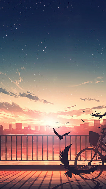 Mesmerizing sunrise, Tranquil atmosphere, Scenic beauty, Magical dawn HD phone wallpaper