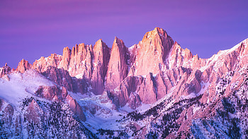 Peaks of mount Whitney, mountains, cliffs HD wallpaper