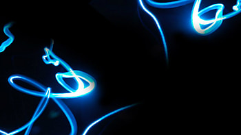 Preview neon, light, shape, wavy HD wallpaper