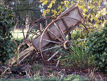 OLD CART, old, wood, wheels, cart HD wallpaper