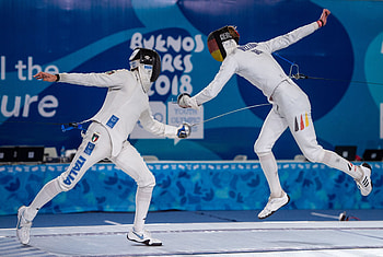 Davide di Veroli vs Paul Veltrup, Fencing HD wallpaper