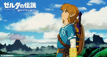Ghibli-Style Link: Breath of the Wild, Video Game, The Legend Of Zelda, Link, Studio Ghibli, The Legend Of Zelda: Breath Of The Wild HD wallpaper