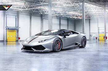Lamborghini-Huracan, Silver, Sports Car, Lambo, Black rims HD wallpaper