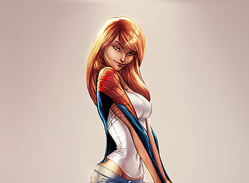 Gwen-stacy, spider-gwen, art HD wallpaper