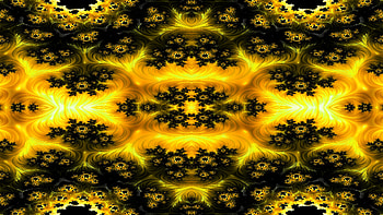 Trippy Fractal Art, trippy, psychedelic, aesthetic, dark, black, Abstract, fractal, abstract black HD wallpaper