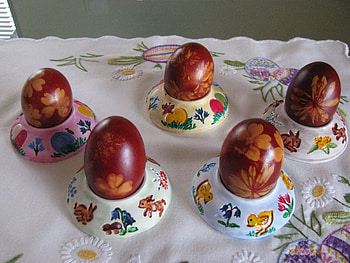 Easter table decoration, table, decoration, easter, home HD wallpaper