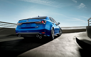 lexus gs f, blue, lexus, car, sedan HD wallpaper