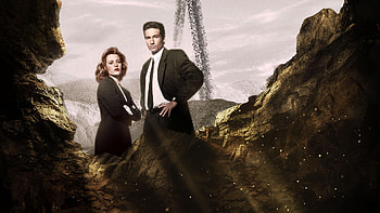 Dana Scully, Tv Show, The X Files, David Duchovny, Fox Mulder, Gillian Anderson HD wallpaper