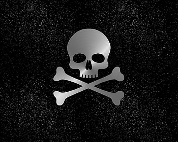 silver skull night sky, black, night sky, skull, silver, labrano, gizzzi HD wallpaper