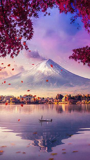 Mount Fuji, Travels, Mesmerising View, Sony Xperia HD phone wallpaper