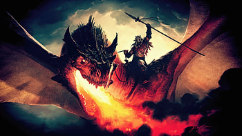 Magic The Gathering Arena Dragon Concept Art, magic-the-gathering-arena, games, 2019-games, dragon, concept-art, digital-art, dark, demon, fire HD wallpaper