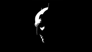 Batman Black And White, batman, black-and-white, monochrome, superheroes HD wallpaper